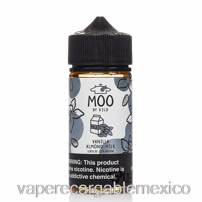 Vape Recargable Vainilla Leche De Almendras - E-liquidos Moo - 100ml 0mg